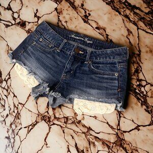 Dark Denim American Eagle Shorts